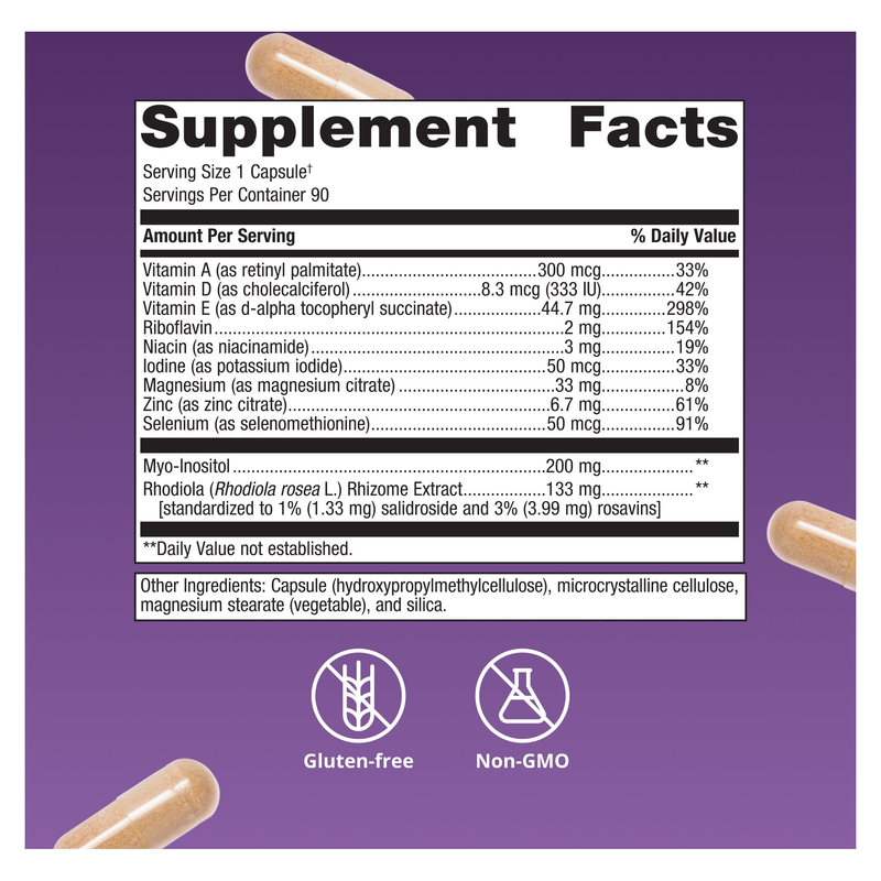 Thyrosol (90 Capsules) — Supplement Facts