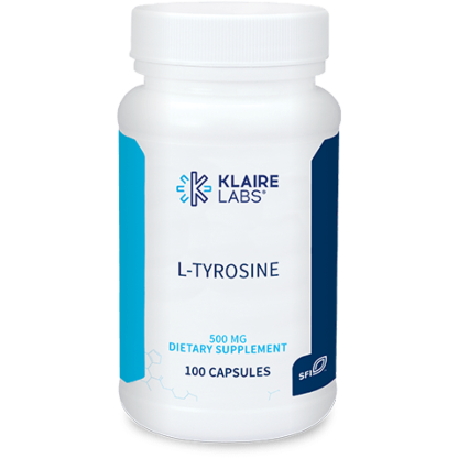 L-Tyrosine (100 Capsules)-Vitamins & Supplements-Klaire Labs - SFI Health-Pine Street Clinic