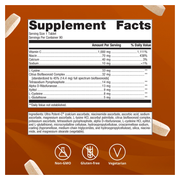 Ultra Potent-C 1000 Vitamin C (90 Tablets) — Supplement Facts