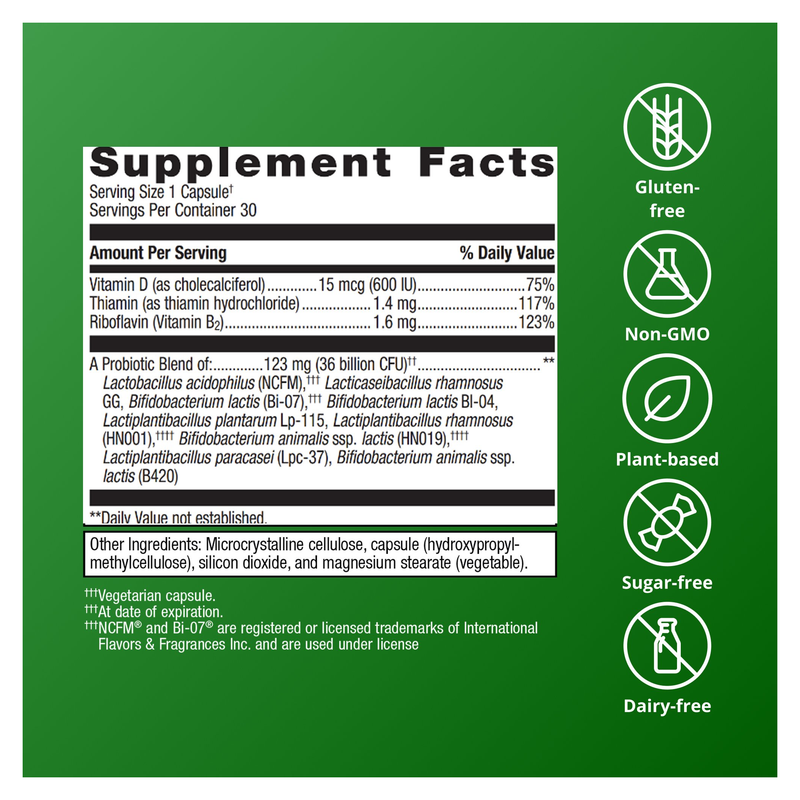 UltraFlora Complete Probiotic (30 Capsules) — Supplement Facts