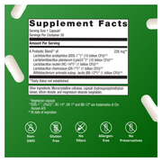 UltraFlora Complete Women's Probiotic (30 Capsules) — Supplement Facts