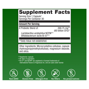 UltraFlora IB Probiotic (30 Capsules) — Supplement Facts