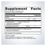 UltraFlora Synergy Probiotic Powder (50 g) — Supplement Facts