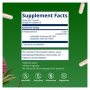 UltraFlora Women's Probiotic (30 Capsules) — Supplement Facts