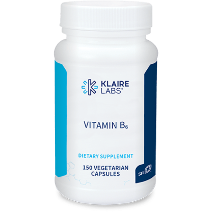 Vitamin B6 (150 Capsules )-Vitamins & Supplements-Klaire Labs - SFI Health-Pine Street Clinic