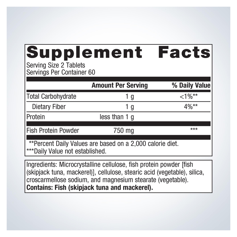 Vasotensin (120 Tablets) — Supplement Facts
