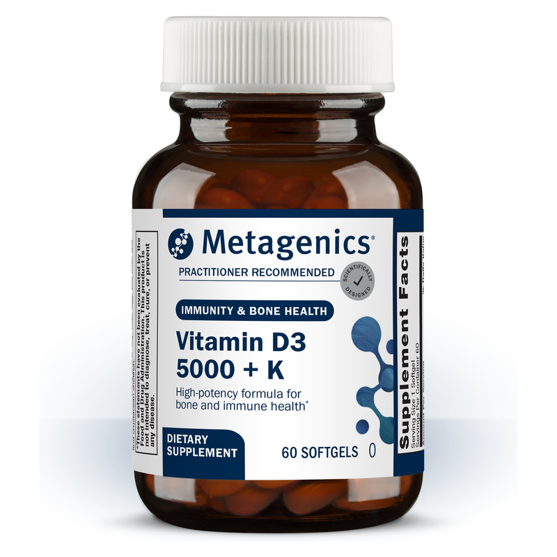 Vitamin D3 5000 + K (60 Softgels)