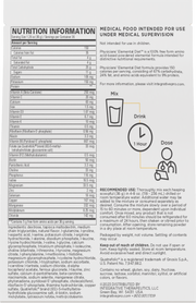 Physicians Elemental Diet (With Dextrose)