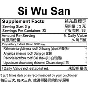 Si Wu San Extract Powder (100 Grams)