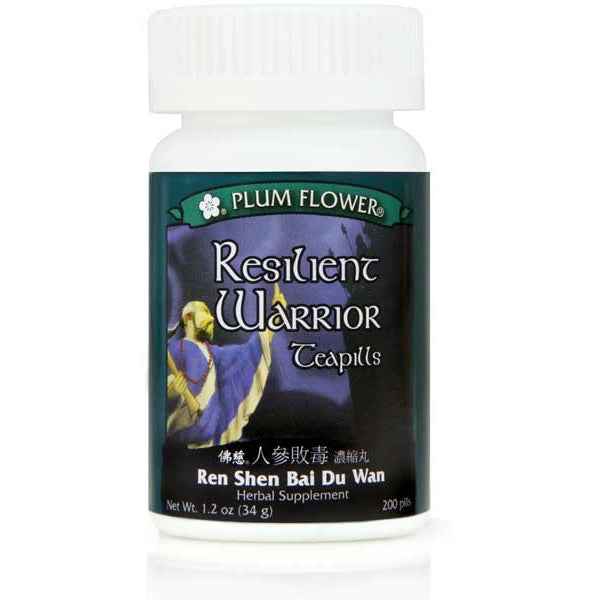Resilient Warrior Teapills (Ren Shen Bai Du Wan) (200 Pills)