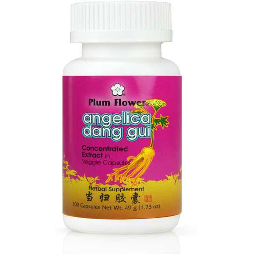 Plum Flower - Angelica (Dang Gui) (100 Capsules) - 