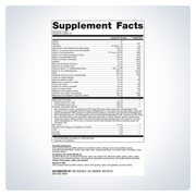 Wellness Essentials Daily Packs (30 Packets) — Supplement Facts