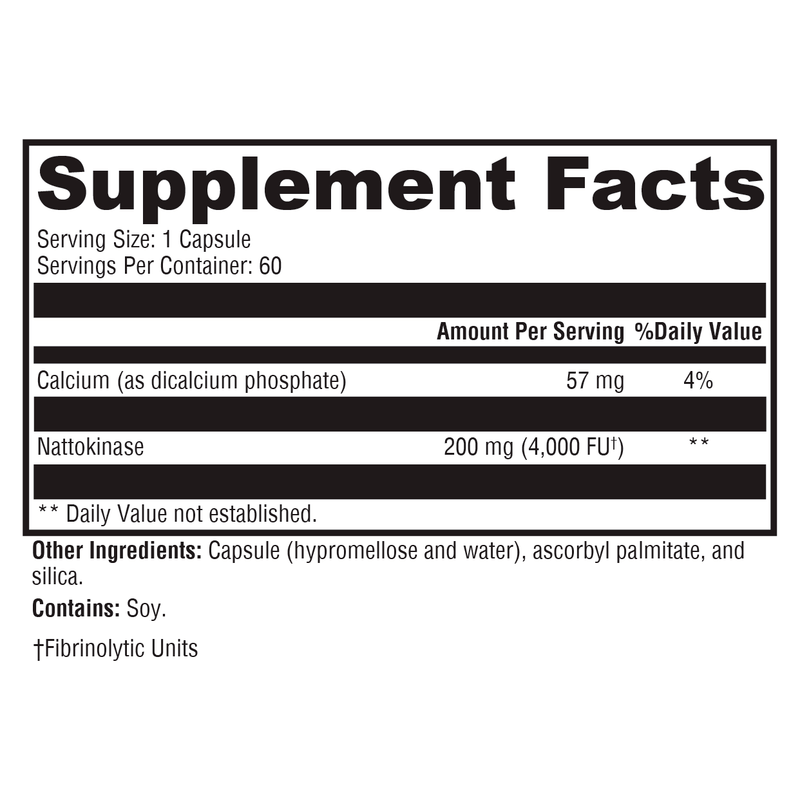Nattokinase 4000 (60 Capsules)
