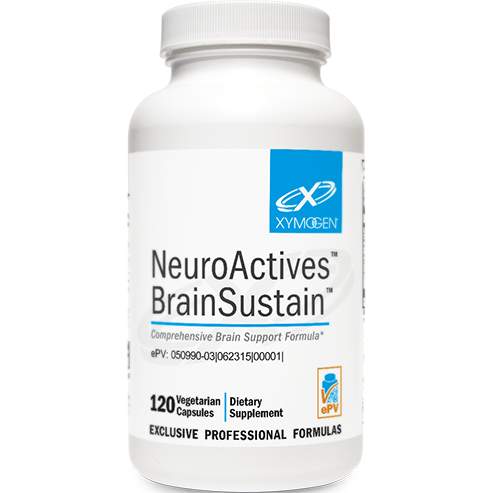 NeuroActives BrainSustain-Vitamins & Supplements-Xymogen-120 Capsules-Pine Street Clinic