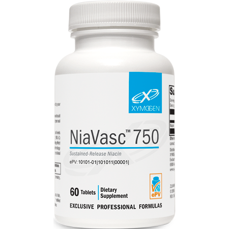 NiaVasc 750-Vitamins & Supplements-Xymogen-60 Tablets-Pine Street Clinic