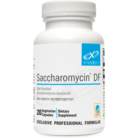 Saccharomycin DF (120 Capsules)-Vitamins & Supplements-Xymogen-20 Capsules-Pine Street Clinic
