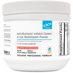 ActivNutrients without Copper & Iron Multivitamin Powder Fruit Punch (60 Servings)-Xymogen-Pine Street Clinic