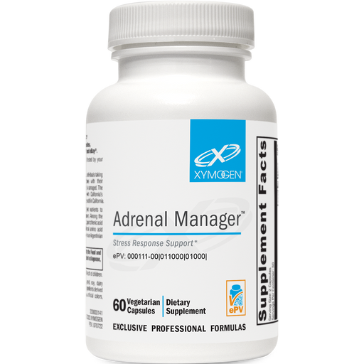 Adrenal Manager-Vitamins & Supplements-Xymogen-60 Capsules-Pine Street Clinic