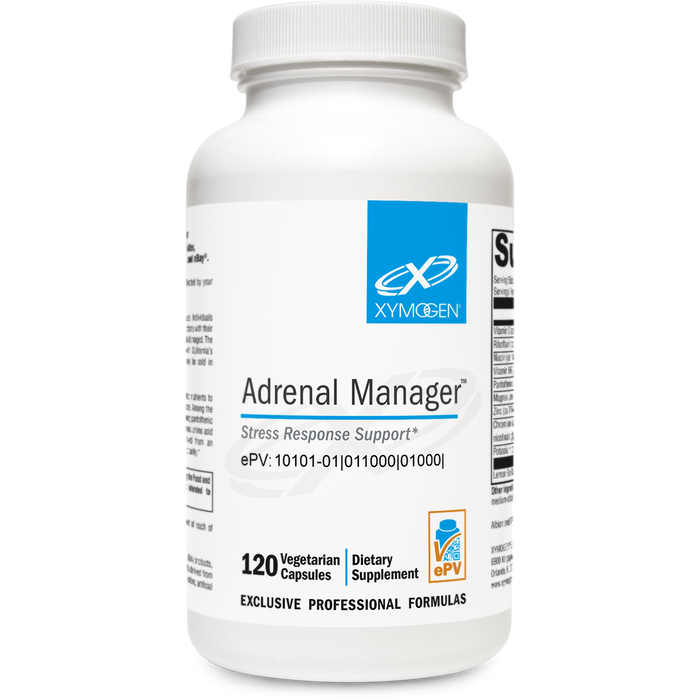 Adrenal Manager-Vitamins & Supplements-Xymogen-120 Capsules-Pine Street Clinic