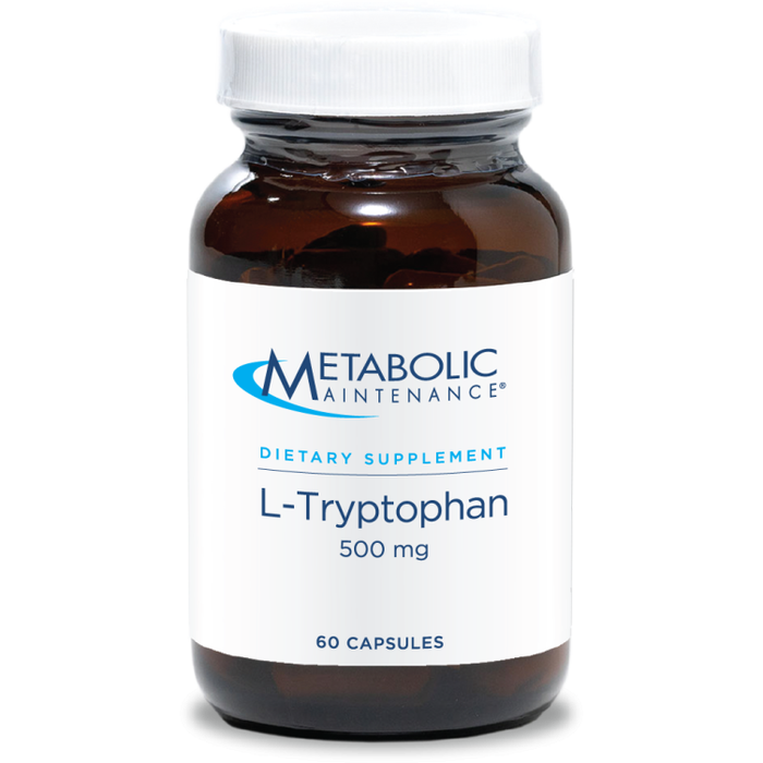 L-Tryptophan (500 mg) (60 Capsules)-Vitamins & Supplements-Metabolic Maintenance-Pine Street Clinic