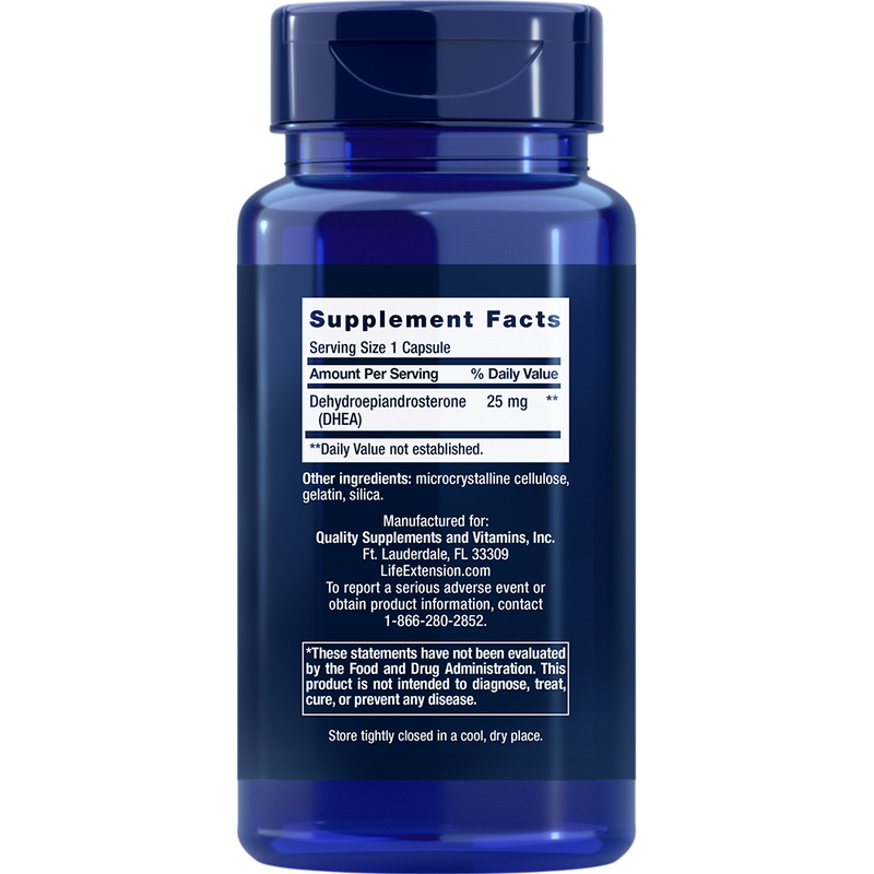 DHEA 25 mg (100 capsules)