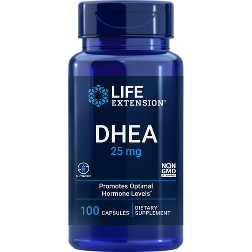 DHEA 25 mg (100 capsules)-Vitamins & Supplements-Life Extension-Pine Street Clinic
