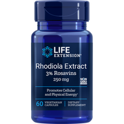 Rhodiola Extract (3% Rosavins) 250 mg (60 Capsules)
