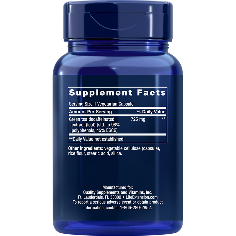 Mega Green Tea Decaffeinated (100 Capsules)