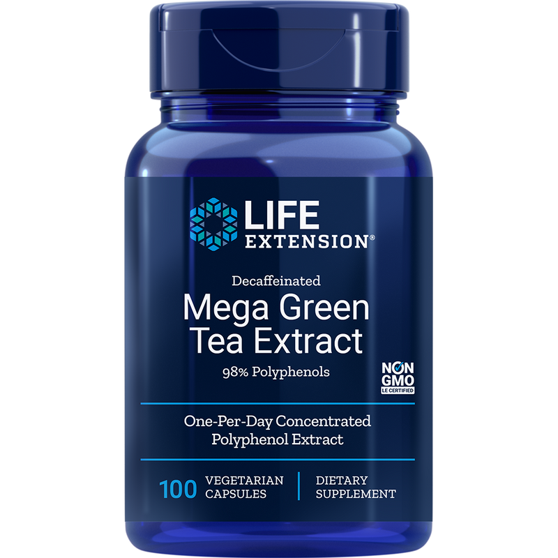 Mega Green Tea Decaffeinated (100 Capsules)
