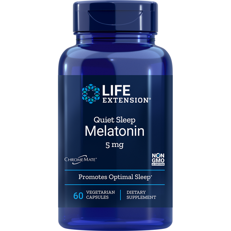 Melatonin 5 mg (Quiet Sleep Formula) (60 Capsules)