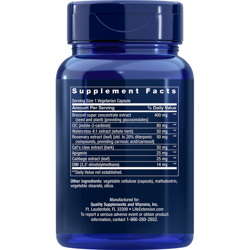 Triple Action Cruciferous Vegetable Extract (NO RESVERATROL) (60 Capsules)