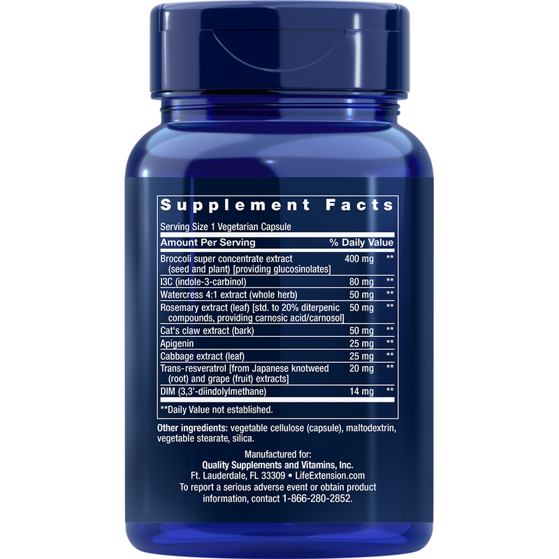 Triple Action Cruciferous Vegetable Extract with Resveratrol (60 Capsules)