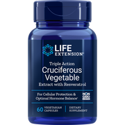 Triple Action Cruciferous Vegetable Extract with Resveratrol (60 Capsules)