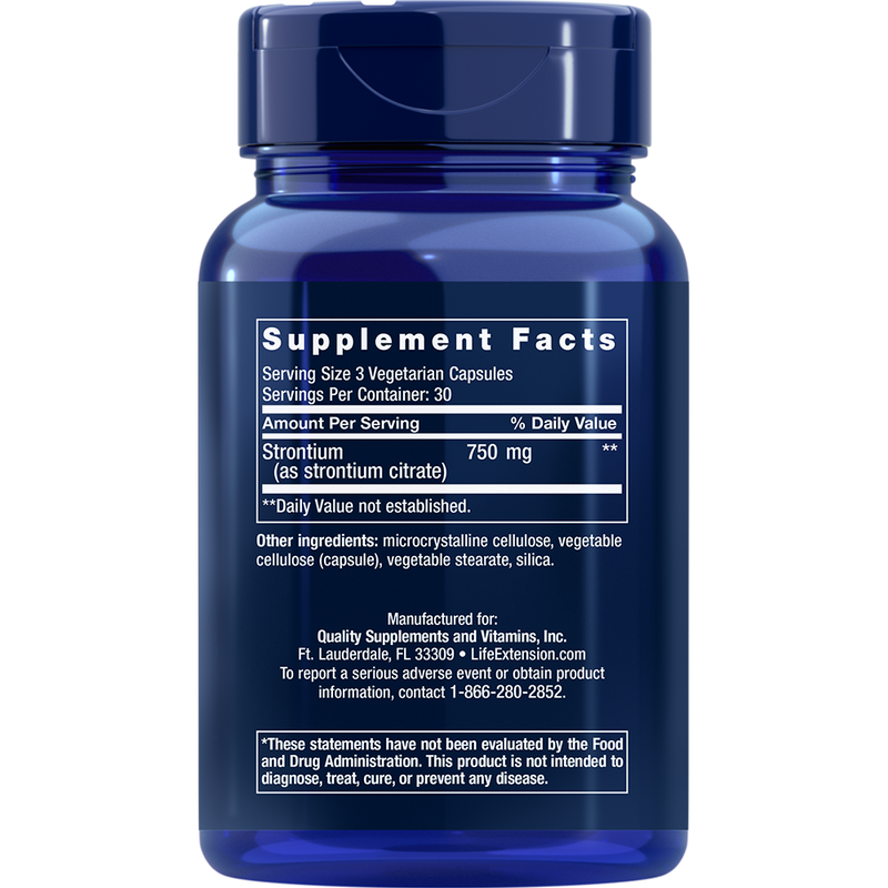 Strontium Citrate (90 Capsules)