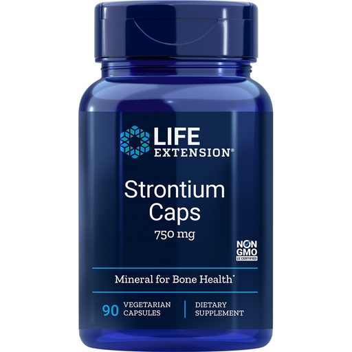 Strontium Citrate (90 Capsules)-Vitamins & Supplements-Life Extension-Pine Street Clinic