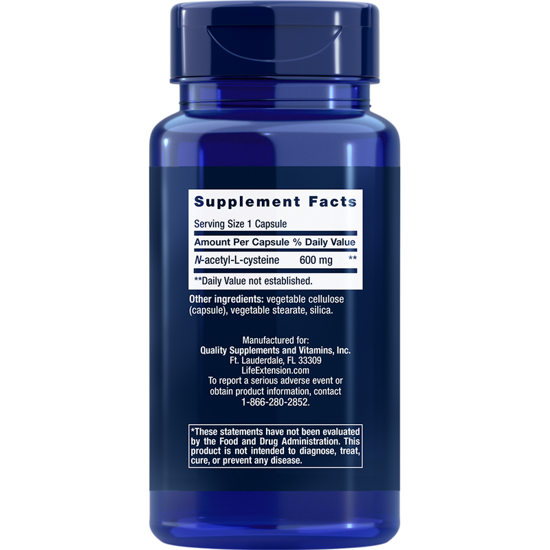 N-Acetyl-L-Cysteine (NAC) (600 mg) (60 Capsules)