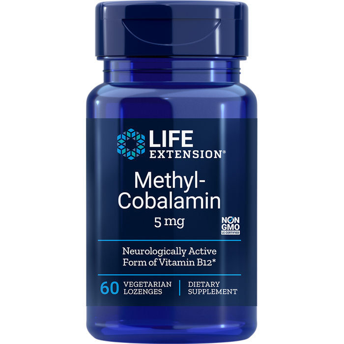 Methylcobalamin (Vitamin B12) 5 mg (60 Lozenges)-Vitamins & Supplements-Life Extension-Pine Street Clinic