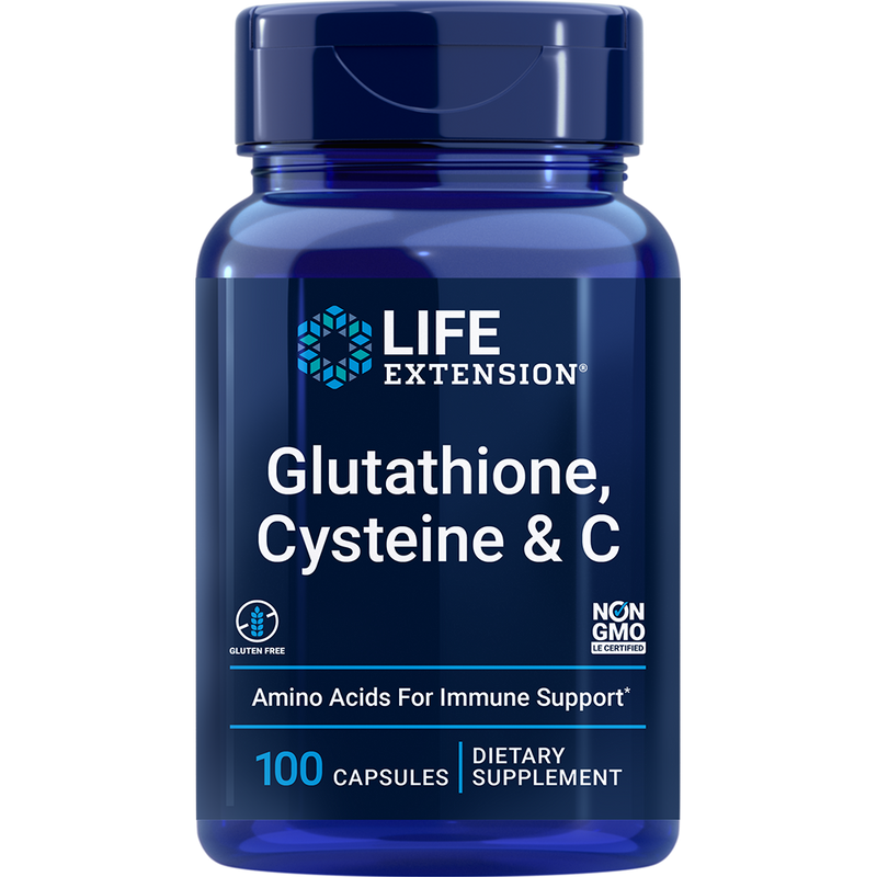 Glutathione, Cysteine & C (100 Capsules)