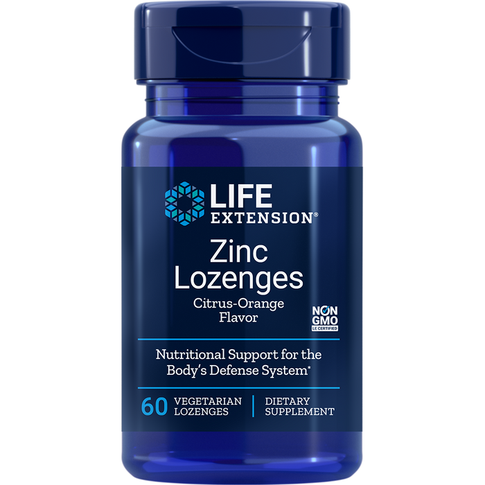 Zinc Lozenges (60 Lozenges)-Life Extension-Pine Street Clinic