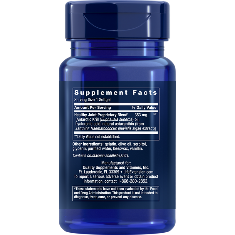 Krill Healthy Joint Formula (30 Softgels)