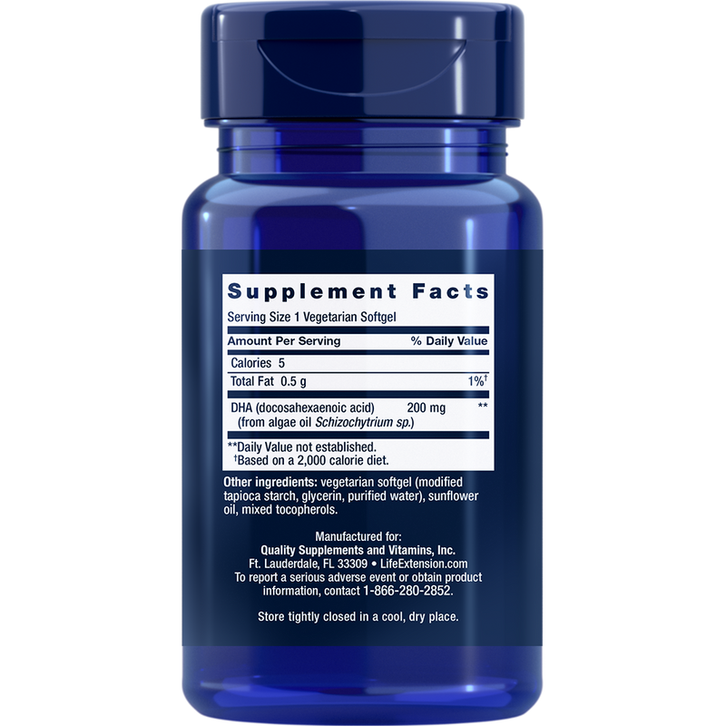 Vegetarian DHA (30 Softgels)