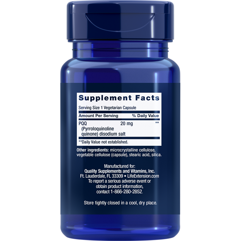 PQQ (20 mg) (30 Capsules)