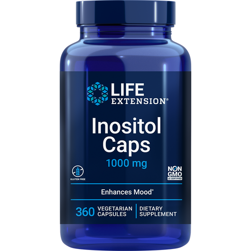 Inositol Caps (1000 mg) (360 Capsules)-Vitamins & Supplements-Life Extension-Pine Street Clinic