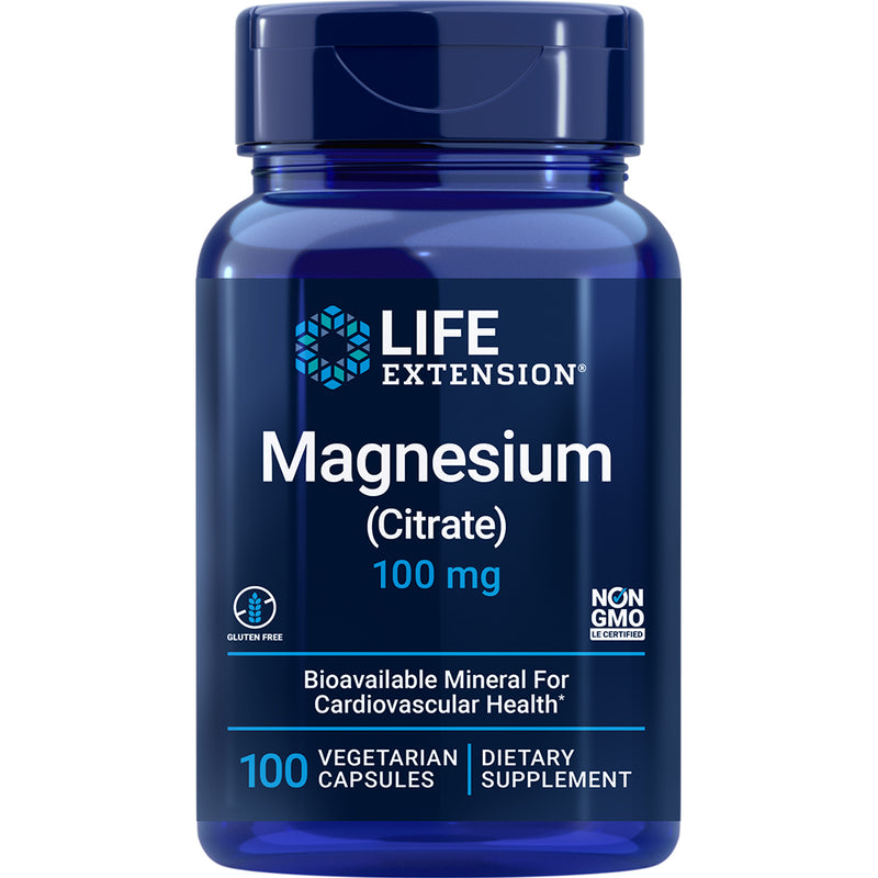 Magnesium (Citrate) (100 mg) (100 Capsules)