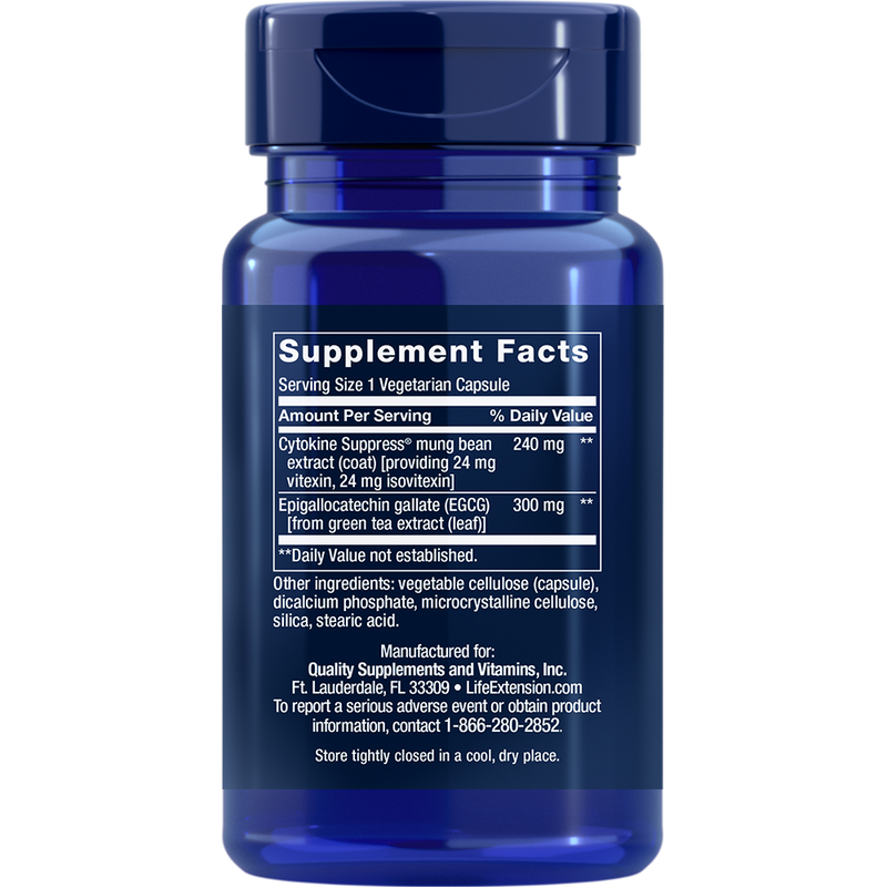 Cytokine Suppress with EGCG (30 Capsules)