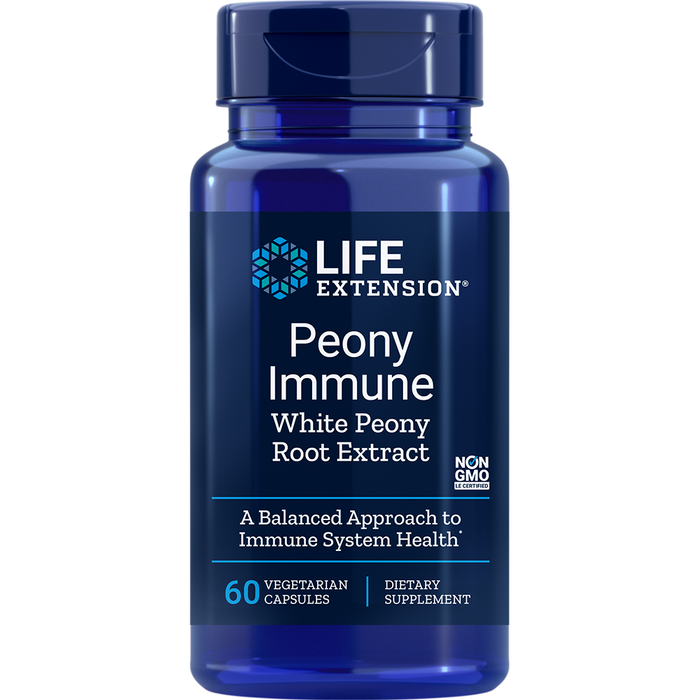 Peony Immune 600mg (60 Capsules)-Life Extension-Pine Street Clinic
