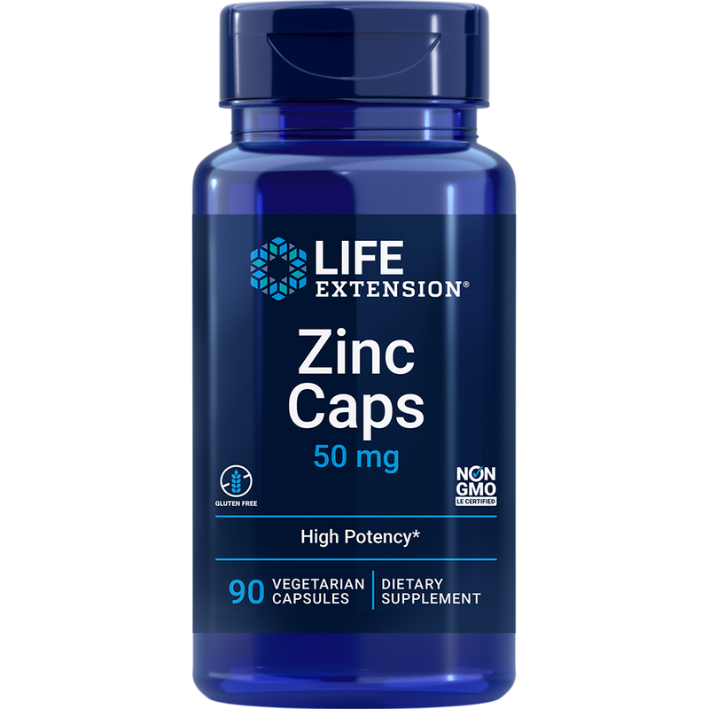 Zinc Caps 50 mg (90 Capsules)