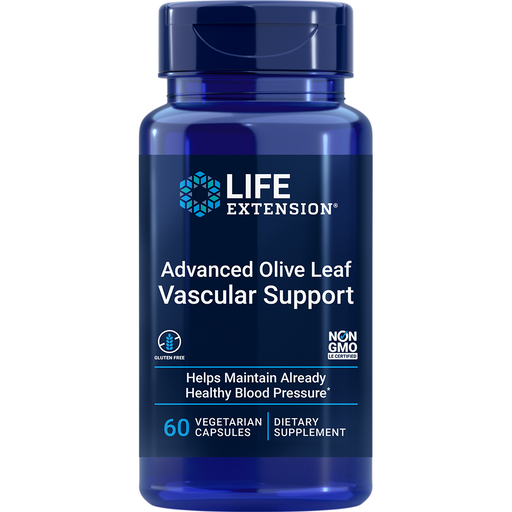 Advanced Olive Leaf Vascular Support with Celery Seed Extract (60 Capsules)-Life Extension-Pine Street Clinic