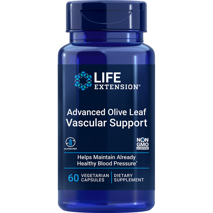 Advanced Olive Leaf Vascular Support with Celery Seed Extract (60 Capsules)-Vitamins & Supplements-Life Extension-Pine Street Clinic