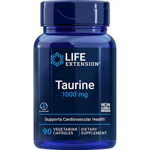 Taurine (1000 mg) (90 Capsules)-Vitamins & Supplements-Life Extension-Pine Street Clinic